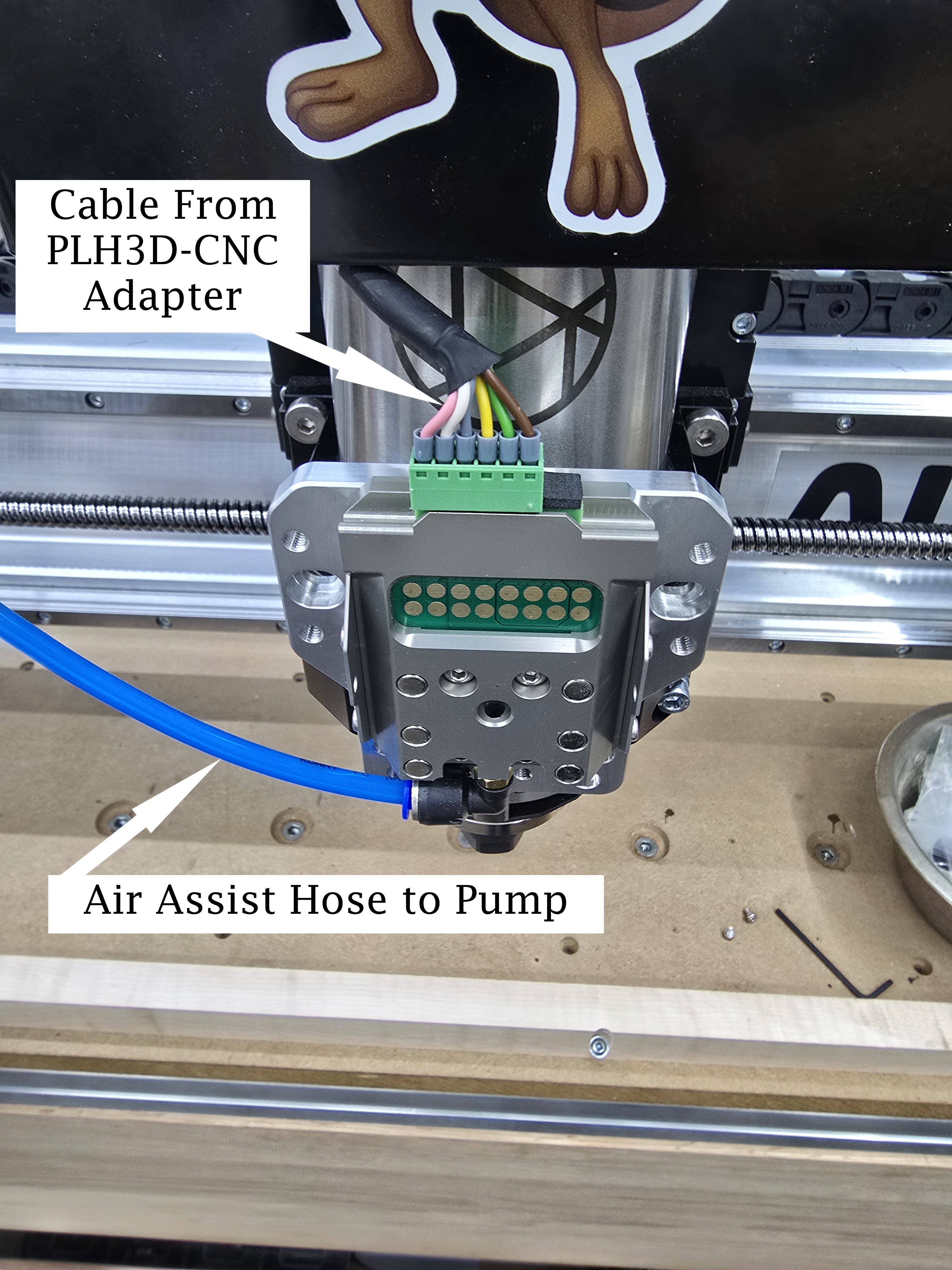 LaserDock front on AltMill